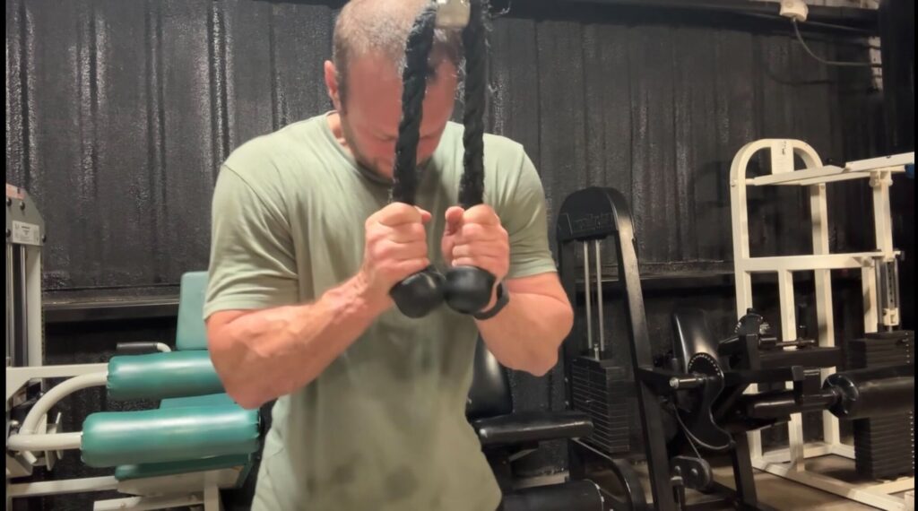 Dad Bod Workout Josh Blackburn tricep extension